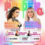 María Isabel y Sonia Madoc en el Pride de Valdepeñas, con homenaje a Paco Clavel